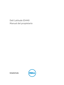 Serie Dell Latitude E5440 Manual del propietario