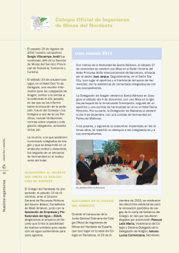 Cuarto trimestre de 2010 - Colegio Oficial de Ingenieros de Minas