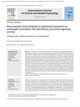 International Journal of Clinical and Health Psychology Post