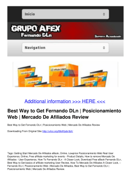 Best Way to Get Fernando DLn | Posicionamiento Web | Mercado