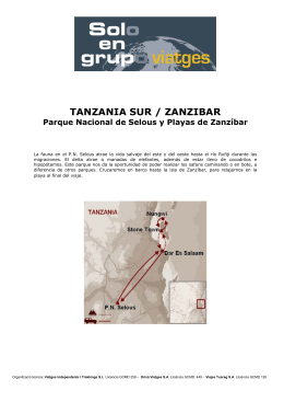 TANZANIA SUR / ZANZIBAR