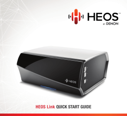 HEOS Link QUICK START GUIDE