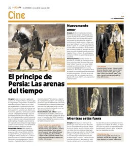 El príncipe de Persia: Las arenas del tiempo