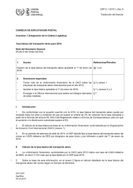 CEP C 1 2015.1–Doc 9 Traducción del francés CONSEJO DE