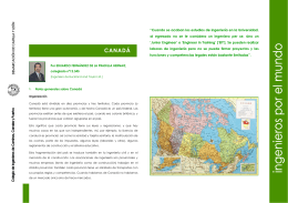 canadá - Asociación de Ingenieros de Caminos, Canales y Puertos