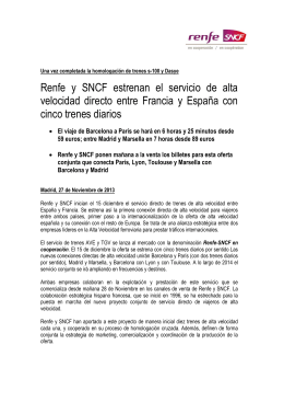 Mensajes Comunes Renfe-SNCF