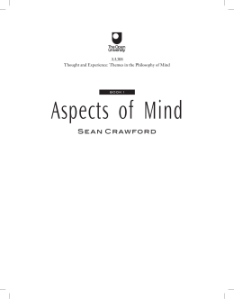 Aspects of Mind - The Open University