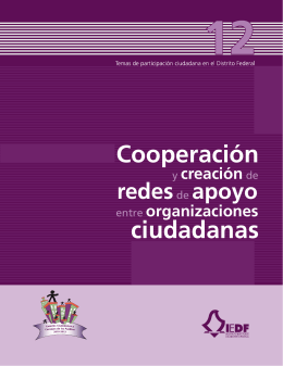 Cooperación ciudadanas - Instituto Electoral del Distrito Federal