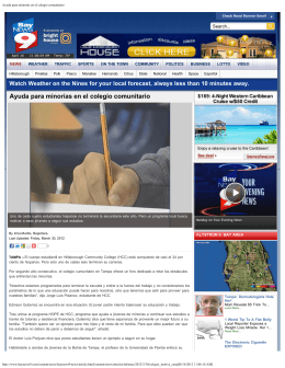 Ayuda para minor&iacute;as en el colegio comunitario