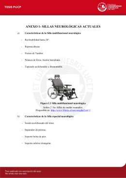 anexo 1- sillas neurológicas actuales