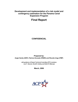 Final Report - Panama Canal