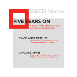OECD Watch - Germanwatch