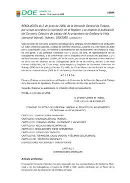 RESOLUCIÓN de 2 de junio de 2008, de la Dirección General de