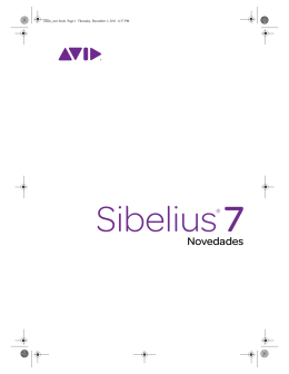 Novedades de Sibelius 7