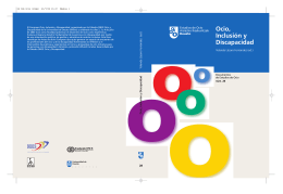 Ocio, Inclusión y Discapacidad - Publicaciones Universidad de Deusto