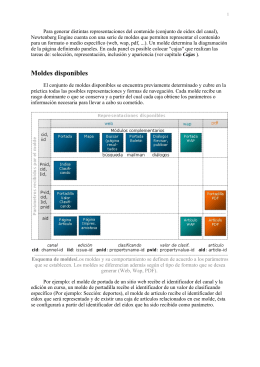 Moldes disponibles