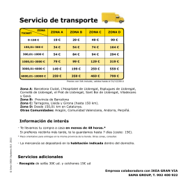 Servicio de transporte