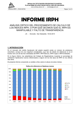 el Informe IRPH - IRPH Stop Gipuzkoa