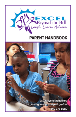 parent handbook - Montgomery County Collaboration Council for