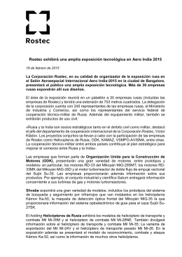 press-release-Rostec_Aero India 2015