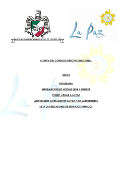 La Paz, B - Asociación Méxicana de Hoteles y Moteles