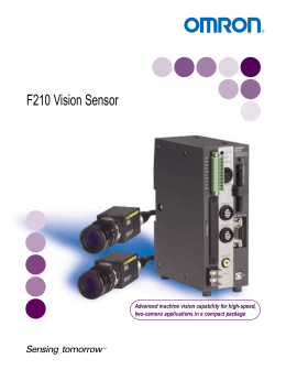 F210 Vision Sensor Brochure