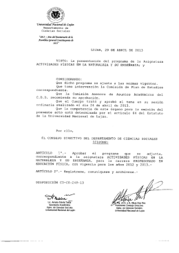 Actividades físicas en la naturaleza y su enseñanza