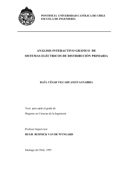 análisis interactivo gráfico de sistemas eléctricos de distribución