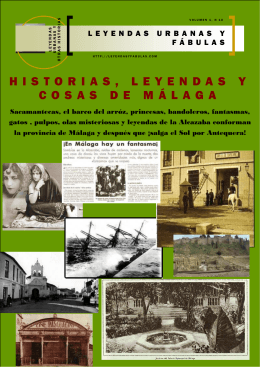 Leyendas y fábulas n 10 - Historias de Málaga