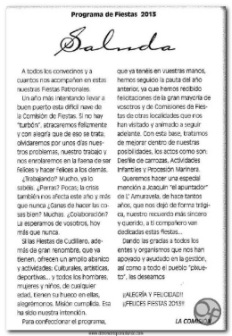 Programa de Fiestas 2015 - De Romería por Asturias