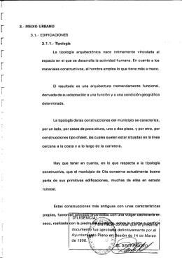 3. medio urbano, 4. afecciones, 5. fuentes