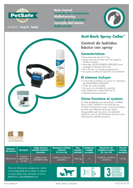 Anti-Bark Spray Collar™ Control de ladridos básico con