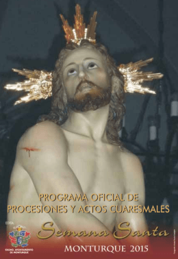 programa oficial de procesiones y actos cuaresmales programa