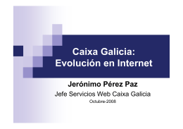Caixa Galicia - Sociedad de la Información. SOCINFO