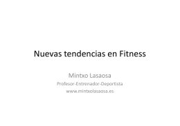 Nuevas tendencias fitness 2013