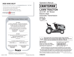 LAWN TRACTOR