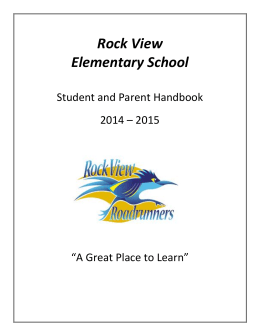 Rock View Elementary School - Montgomery County Public Schools