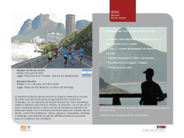 BRASIL - Maratona da Cidade do Rio de Janeiro