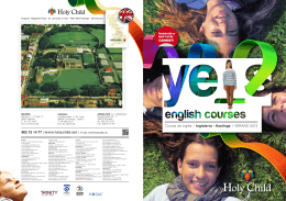 SUMMMER Cursos de inglés / Inglaterra • Hastings / VERANO 2013