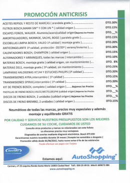 PROMOCIÓN ANTICRISIS