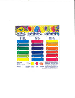 color mixing guide guide de mélange des couleurs ga