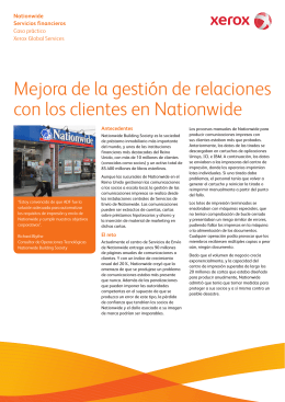 Nationwide Case Study In Customer Communication