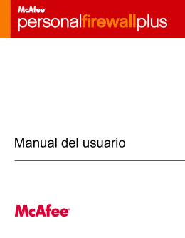 McAfee Personal Firewall Plus
