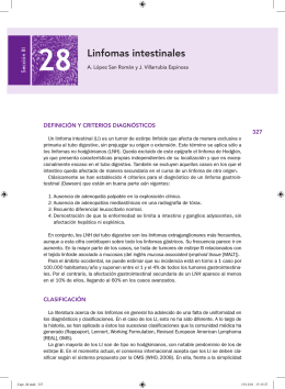 Linfomas intestinales - ElsevierInstituciones