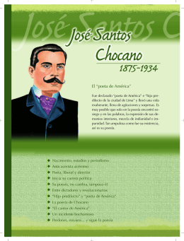 Jose Santos Chocano - Identidad-peru