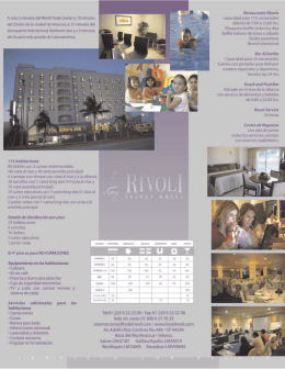 Español - Rivoli Select Hotel