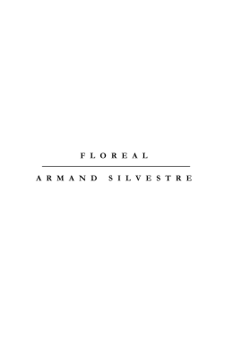 Silvestre, Armand - Floreal