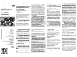 Low and high voltage electric motors Motores Eléctricos de