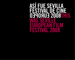 2008 - Festival de Cine Europeo
