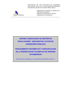 Manual sobre procedimiento y presentación telemática de órdenes